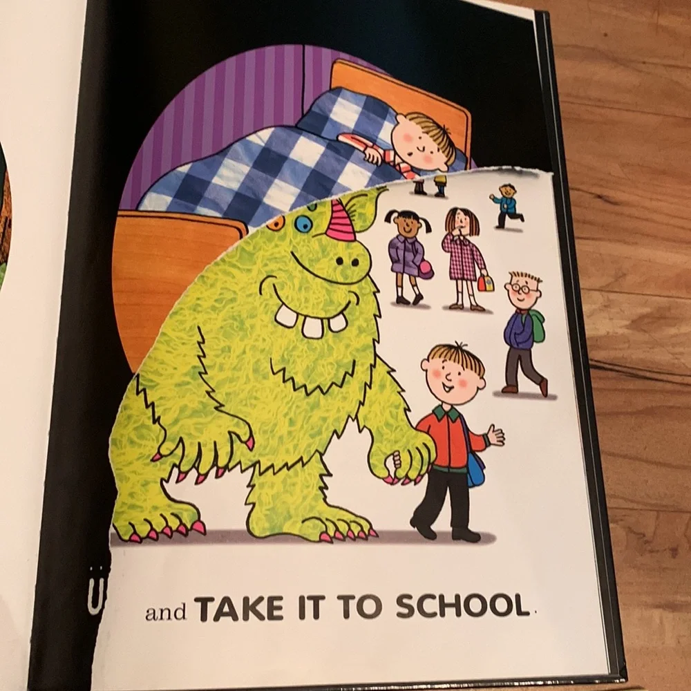 Lot of 2 books Halloween Monster themed children’s picture books kids fun story